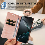 For Samsung Galaxy S25 Wallet Case RFID Blocking Card Slots Stand Magnetic Closure Leather Phone Cover