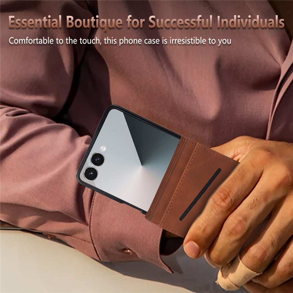 AZNS Til Samsung Galaxy Z Flip8 Etui PU Læder Pung Telefoncover