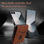 AZNS Til Samsung Galaxy Z Flip8 Etui PU Læder Pung Telefoncover