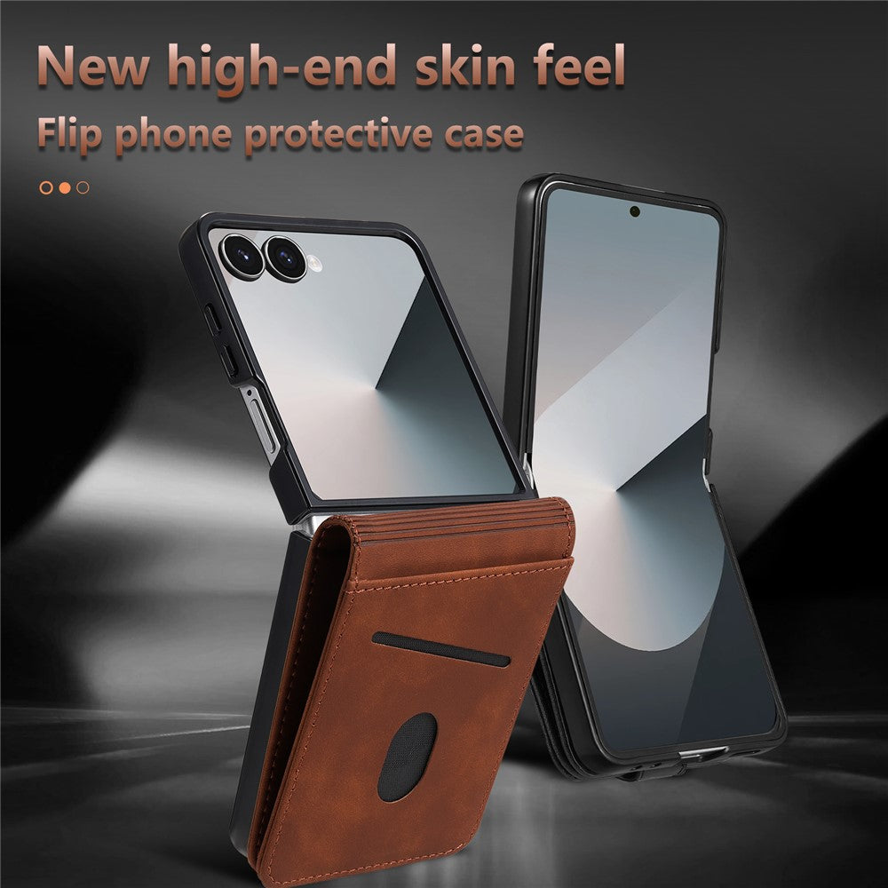 AZNS Til Samsung Galaxy Z Flip8 Etui PU Læder Pung Telefoncover