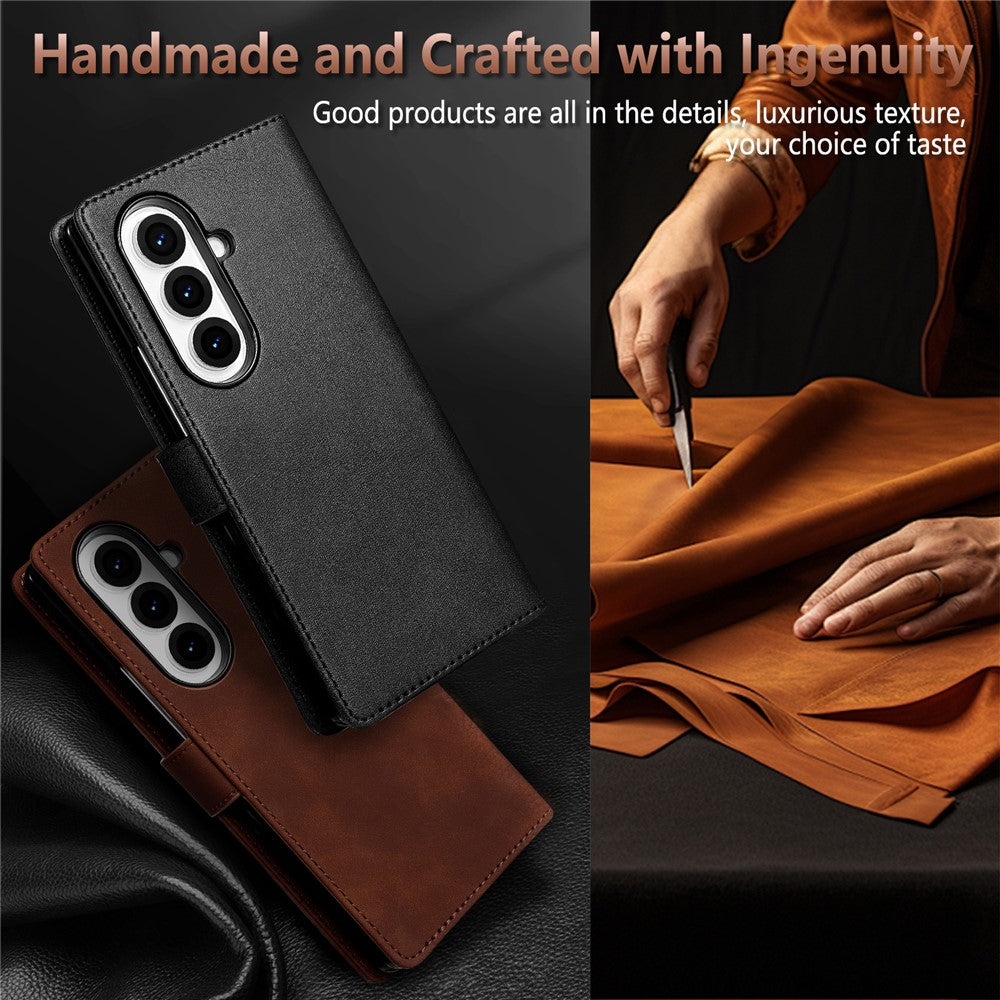 AZNS Til Samsung Galaxy Z Fold8 Ultra Etui PU Læder Pung Telefoncover