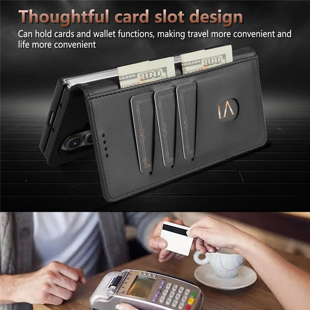 AZNS Til Samsung Galaxy Z Fold8 Ultra Etui PU Læder Pung Telefoncover