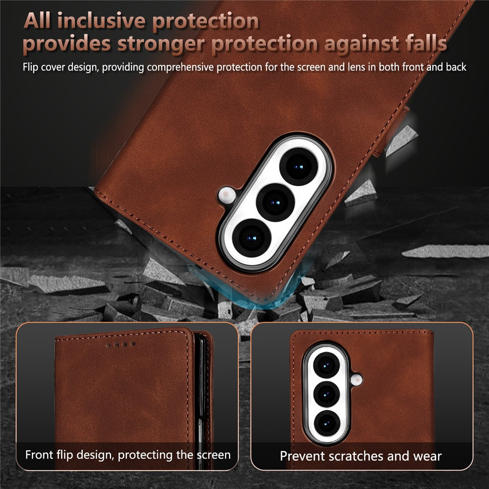 AZNS Til Samsung Galaxy Z Fold8 Ultra Etui PU Læder Pung Telefoncover