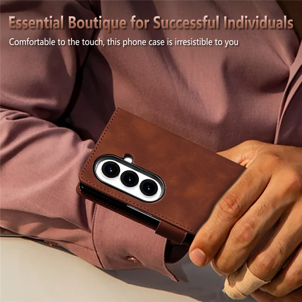 AZNS Til Samsung Galaxy Z Fold8 Ultra Etui PU Læder Pung Telefoncover
