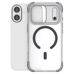 For iPhone 17 Magnetic Case Skin-touch PC + TPU Airbag Protection Phone Cover