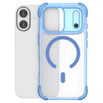 For iPhone 17 Magnetic Case Skin-touch PC + TPU Airbag Protection Phone Cover