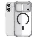 For iPhone 16 Magnetic Case Skin-touch PC + TPU Airbag Protection Phone Cover