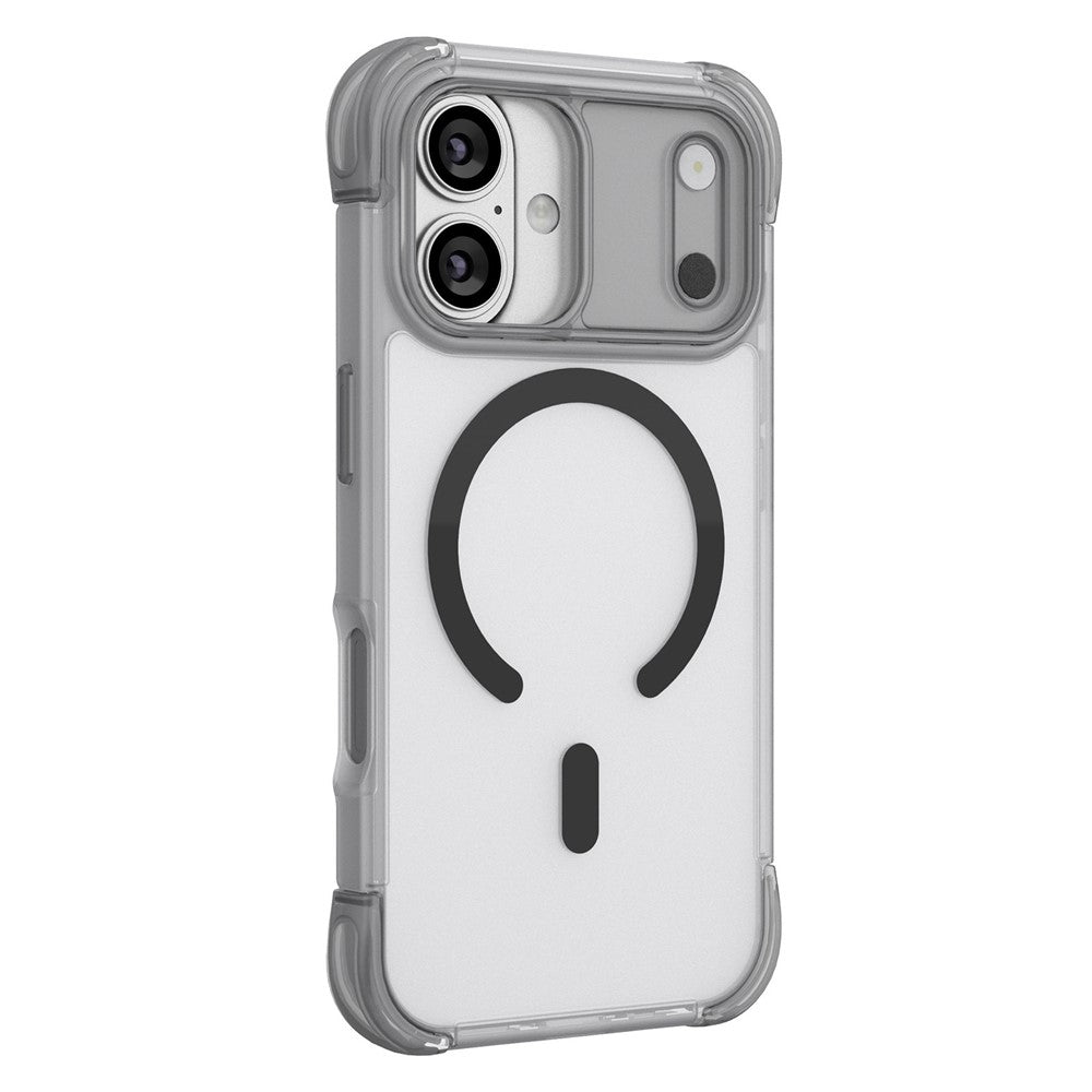 For iPhone 16 Magnetic Case Skin-touch PC + TPU Airbag Protection Phone Cover