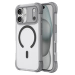 For iPhone 16 Magnetic Case Skin-touch PC + TPU Airbag Protection Phone Cover