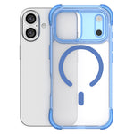For iPhone 16 Magnetic Case Skin-touch PC + TPU Airbag Protection Phone Cover