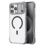 For iPhone 16 Pro Magnetic Case Skin-touch PC + TPU Airbag Protection Phone Cover