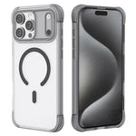 For iPhone 16 Pro Magnetic Case Skin-touch PC + TPU Airbag Protection Phone Cover
