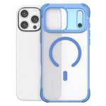 For iPhone 16 Pro Magnetic Case Skin-touch PC + TPU Airbag Protection Phone Cover