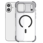 Til iPhone 16 Plus Magnetisk Cover Hudvenlig PC + TPU Airbag Beskyttende Telefoncover