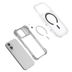 Til iPhone 16 Plus Magnetisk Cover Hudvenlig PC + TPU Airbag Beskyttende Telefoncover