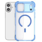 Til iPhone 16 Plus Magnetisk Cover Hudvenlig PC + TPU Airbag Beskyttende Telefoncover