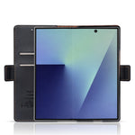 N.BEKUS P5-serien för Samsung Galaxy Z Fold7 5G plånboksfodral med tvåfärgade sömmar i PU-läder, stativ, mobilfodral