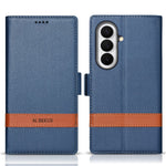 N.BEKUS P5-serien för Samsung Galaxy Z Fold7 5G plånboksfodral med tvåfärgade sömmar i PU-läder, stativ, mobilfodral