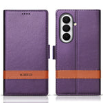 N.BEKUS P5-serien för Samsung Galaxy Z Fold7 5G plånboksfodral med tvåfärgade sömmar i PU-läder, stativ, mobilfodral