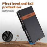 N.BEKUS P5 Series for Samsung Galaxy Z Fold6 5G Wallet Case Dual Color Stitching PU Leather Stand Phone Cover