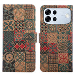 Til Oppo A7 Pro Max 5G Læderpung Etui Bohemian-stil TPU PU Telefoncover med Stand