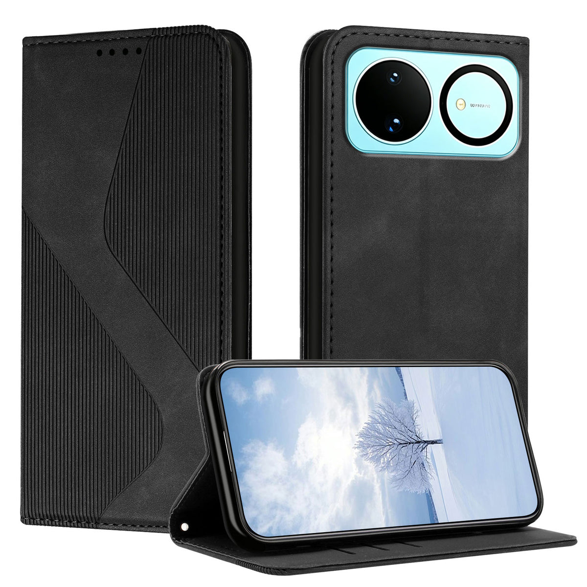 For Huawei nova 16 5G Phone Cover Skin-touch Feel Leather Wallet Case with Stand