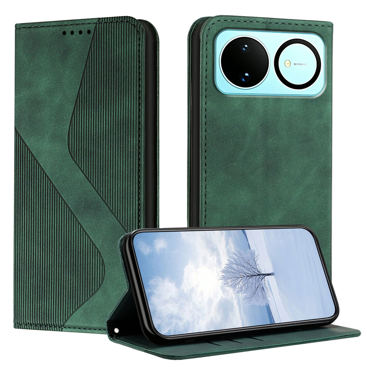For Huawei nova 16 5G Phone Cover Skin-touch Feel Leather Wallet Case with Stand