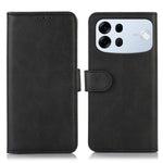 For Oppo A7 Pro Max 5G Case Cowhide Texture Leather Wallet Phone Cover with Stand