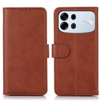 For Oppo A7 Pro Max 5G Case Cowhide Texture Leather Wallet Phone Cover with Stand