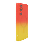 HAT PRINCE til Samsung Galaxy S26 FE silikonecover ENAKY gradientfarvet cover kompatibel med MagSafe