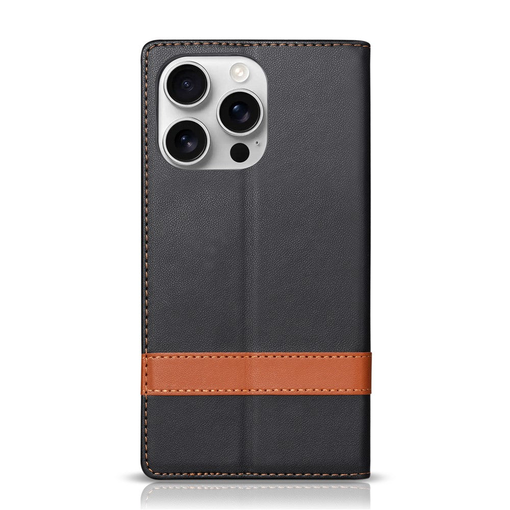 N.BEKUS P5 Series for iPhone 15 Pro Max Wallet Case RFID Blocking Magnetic Buckle Card Slots Cash Pocket Stand Cover
