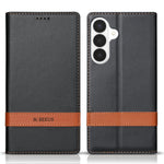 N.BEKUS P5-serie til Samsung Galaxy A57 5G lædercover med dobbeltsyning, RFID-blokerende pung og telefoncover