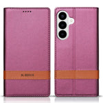N.BEKUS P5-serie til Samsung Galaxy A57 5G lædercover med dobbeltsyning, RFID-blokerende pung og telefoncover