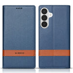 N.BEKUS P5 Series for Samsung Galaxy S26+ Leather Case Dual Color Stitching RFID Blocking Wallet Phone Cover