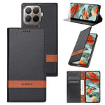 N.BEKUS P5 Series for Xiaomi 17T Leather Case Dual Color Stitching RFID Blocking Wallet Phone Cover