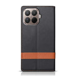 N.BEKUS P5 Series for Xiaomi 17T Leather Case Dual Color Stitching RFID Blocking Wallet Phone Cover