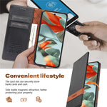 N.BEKUS P5 Series for Xiaomi 17T Leather Case Dual Color Stitching RFID Blocking Wallet Phone Cover