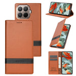 N.BEKUS P5 Series for Xiaomi 17T Leather Case Dual Color Stitching RFID Blocking Wallet Phone Cover