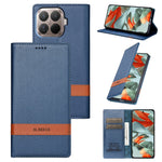 N.BEKUS P5 Series for Xiaomi 17T Leather Case Dual Color Stitching RFID Blocking Wallet Phone Cover