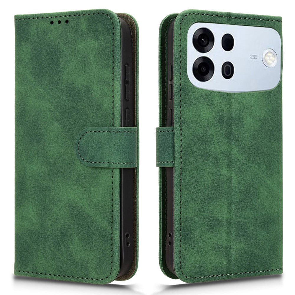 For Oppo A7 Pro Max 5G Leather Case Skin Feel Anti Drop Wallet Stand Flip Phone Cover