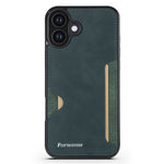 FORWENW F5-serie til iPhone 17-etui Kortholder i læder+TPU