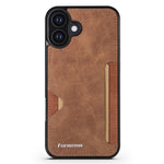 FORWENW F5-serie til iPhone 17-etui Kortholder i læder+TPU