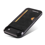 FORWENW F5 Series For iPhone Air Case Card Holder Leather+TPU Phone Case