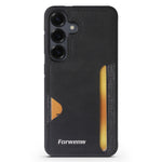 FORWENW F5 Series For Samsung Galaxy S26 FE Case Card Holder Leather+TPU Phone Case