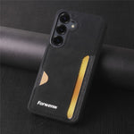 FORWENW F5 Series For Samsung Galaxy S26 FE Case Card Holder Leather+TPU Phone Case