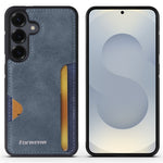 FORWENW F5 Series For Samsung Galaxy S26 FE Case Card Holder Leather+TPU Phone Case