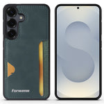 FORWENW F5 Series For Samsung Galaxy S26 FE Case Card Holder Leather+TPU Phone Case