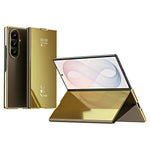 For Samsung Galaxy Z Fold8 Ultra Case Smart Window Electroplated Carbon Fiber Texture PC Shockproof Stand Phone Cover