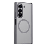 For Samsung Galaxy Z Fold6 5G Case Hard PC Matte Phone Cover with Built-in Tempered Glass Film