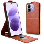 For Xiaomi Redmi Note 17 4G (Global) / Note 17 5G (Global) / Note 17 (India / China) 5G Stand Case Magnetic Clasp Vertical Flip Leather Phone Cover with Card Holder